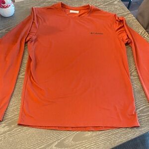 Columbia Burnt Orange Long Sleeve Top